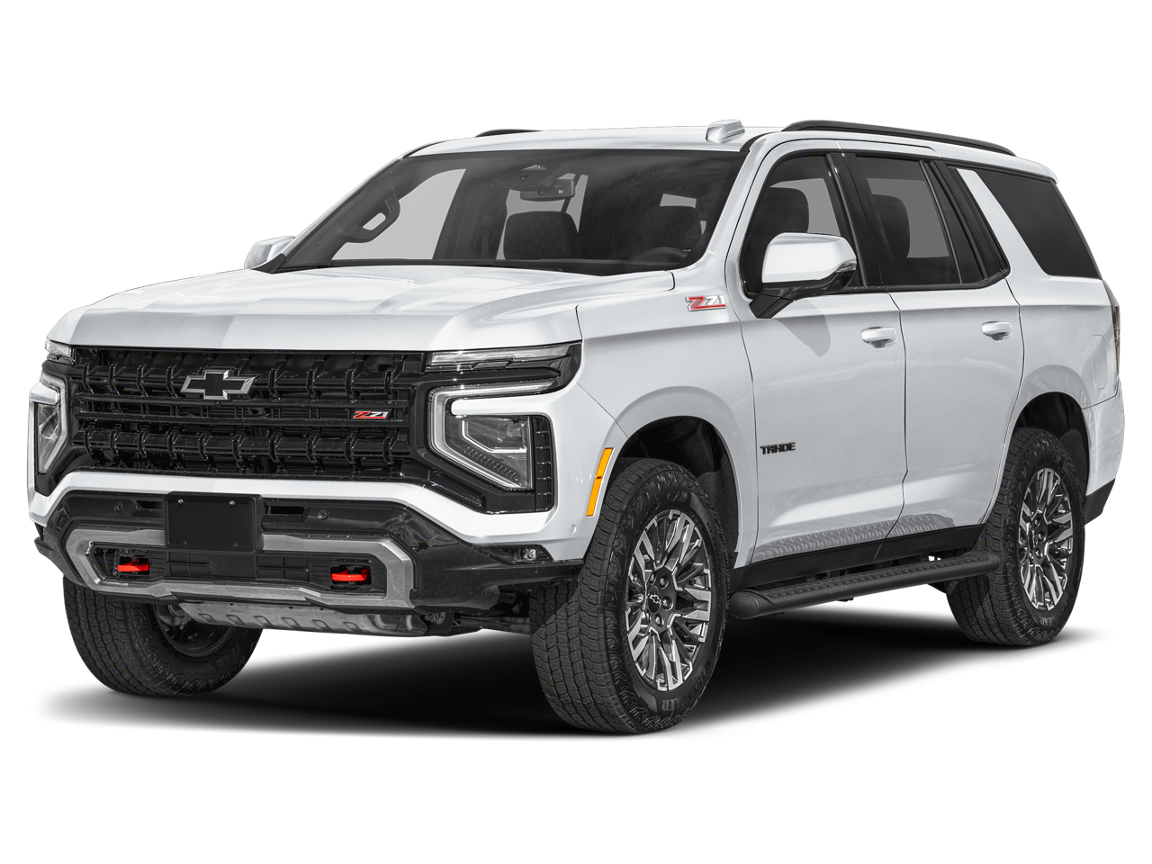 2026 Chevrolet Tahoe Z71 in Cypress Gray — front three-quarter view
