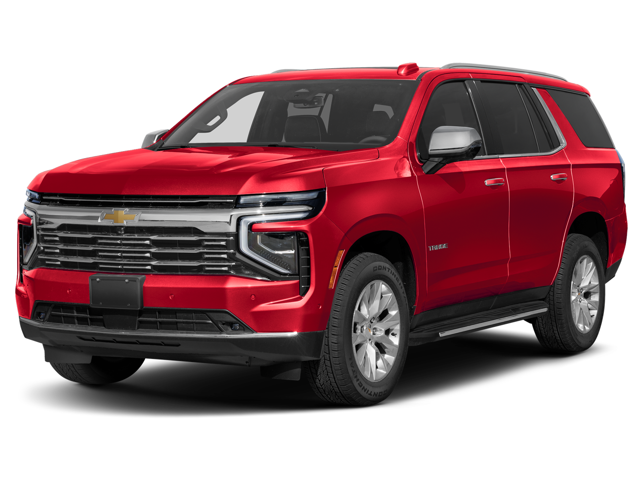 2026 Chevrolet Tahoe Premier in Radiant Red Tintcoat — front three-quarter view