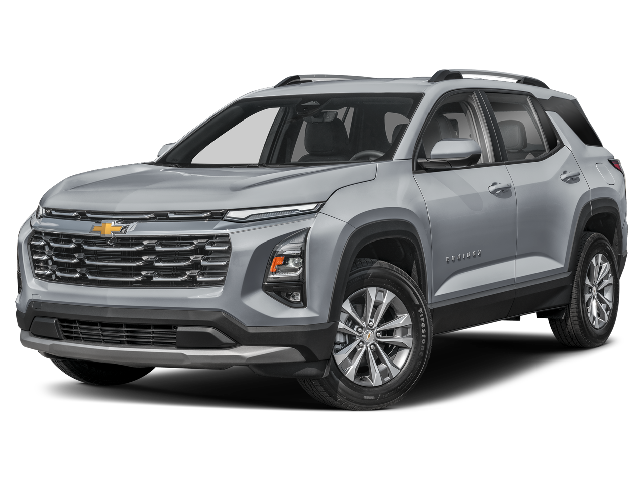 2026 Chevrolet Equinox LT in Sterling Gray Metallic — front three-quarter view