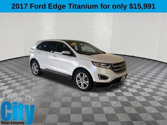 2017 Ford Edge Titanium in Other — front three-quarter view
