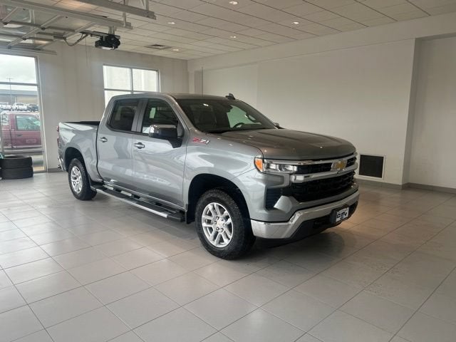 2026 Chevrolet Silverado 1500 LT in Sterling Gray Metallic — front three-quarter view