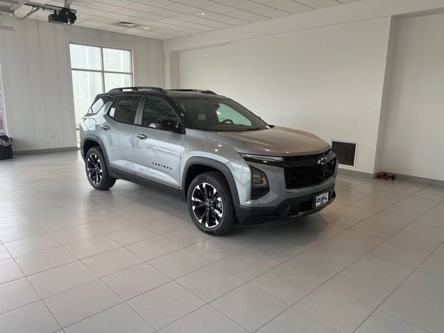 2026 Chevrolet Equinox RS in Sterling Gray Metallic — front three-quarter view