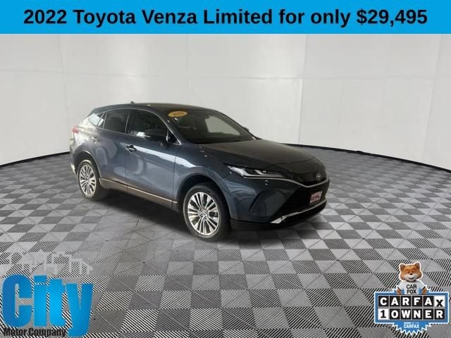 2022 Toyota Venza LE in Gray — front three-quarter view