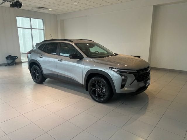 2026 Chevrolet Trax LT in Sterling Gray Metallic — front three-quarter view